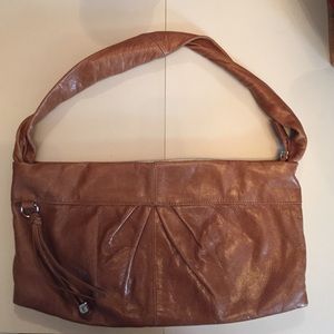 HOBO LEATHER SHOULDER PURSE