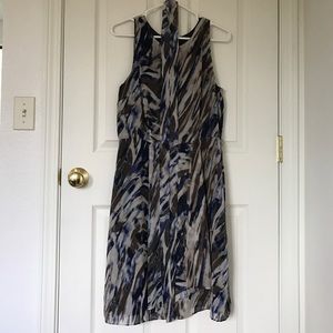 Classy Chiffon Print Dress