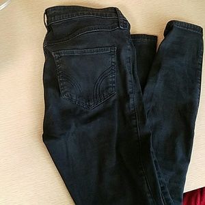 Black Hollister Skinny Jeans