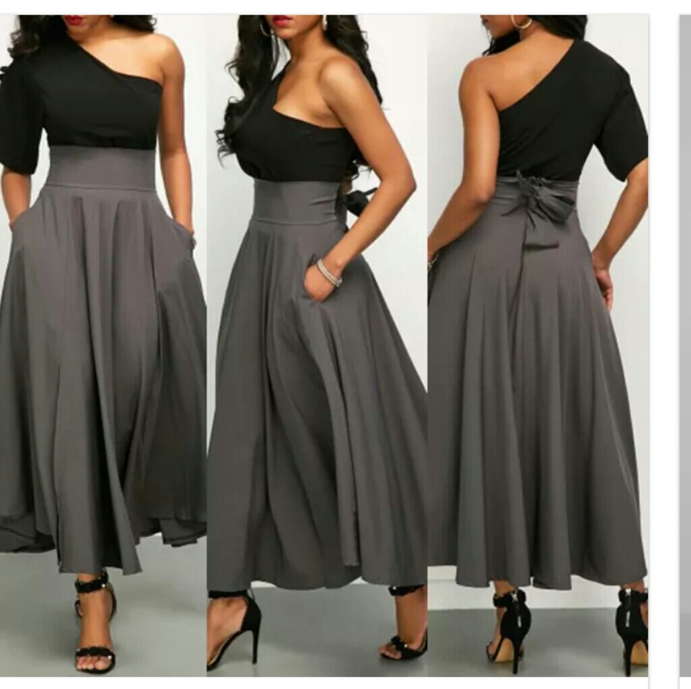 N/A ❌ ❌ ❌ GOLD PLEATED FLAIR POOFY HI LO SKIRT - SMALL..NWT! - Picture 1 of 4