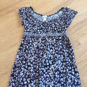 Loft purple floral dress