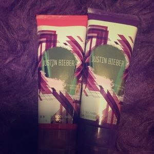 JB collectors edition body wash & lotion.