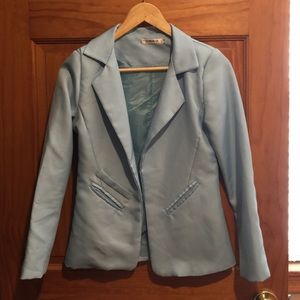 Baby blue blazer