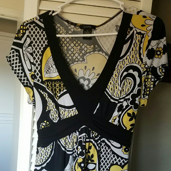 GNW Medium Yellow and black shirt