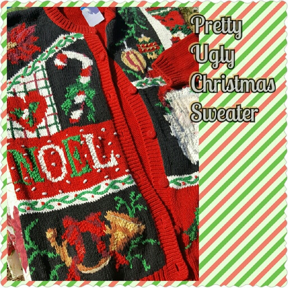 Ugly Christmas Sweater Cardigan Heirloom Collect