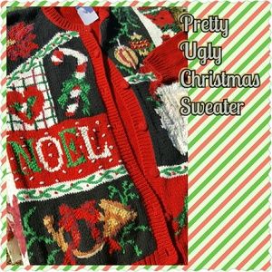 Ugly Christmas Sweater Cardigan Heirloom Collect