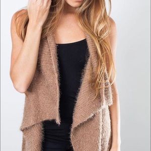 ⭐️Long Fuzzy Drape Vest⭐️