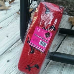 Stiletto Heels Retro-Style Makeup/Pen Pouch BNWT