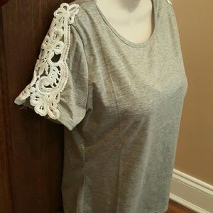 Lace Sleeve Top