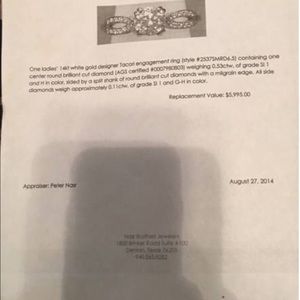 Tacori diamond engagement ring