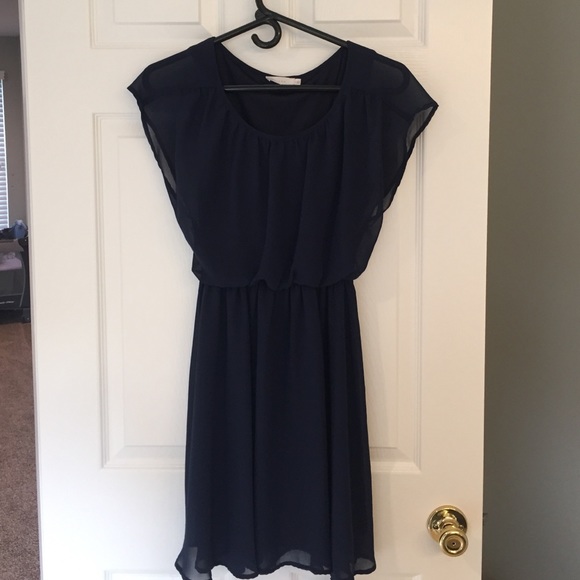 Navy blue dress