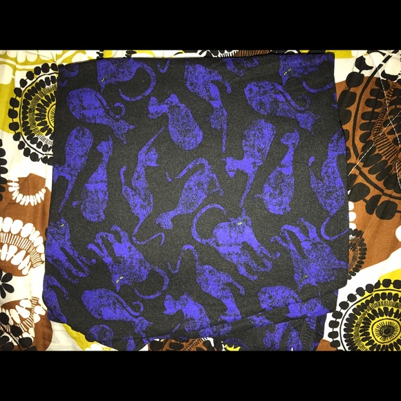 New blue cat TC LulaRoe leggings