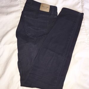 Dark wash Abercrombie skinny jeans