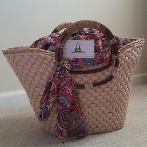 Spring/Summer straw tote