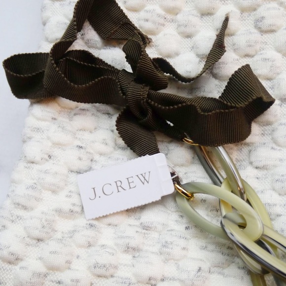 J. Crew Jewelry - Taupe Acetate Link Necklace J. Crew Jewelry - Taupe Acetate Link Necklace