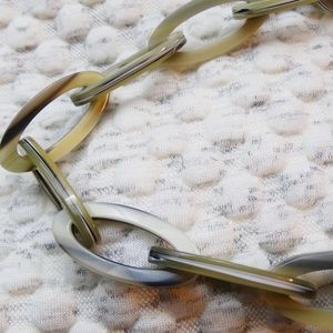 J. Crew Jewelry - Taupe Acetate Link Necklace J. Crew Jewelry - Taupe Acetate Link Necklace