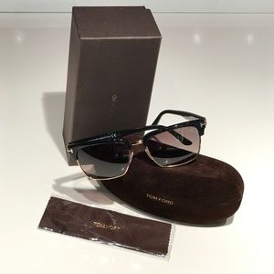 Tom Ford "River" Vintage Square Sunglasses
