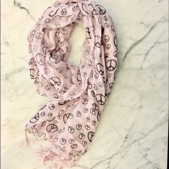 Pink Peace Scarf - Picture 1 of 4