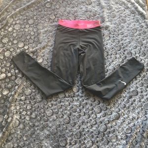 Gray workout leggings