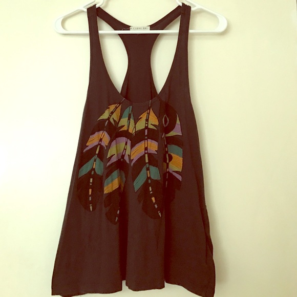 Feather Graphic Racerback