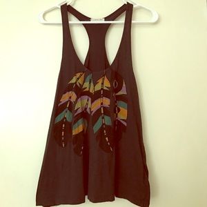Feather Graphic Racerback
