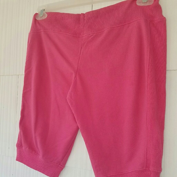 Hh) No Boundaries Pink “Pacific 2” Bermuda Sweat Shorts Women’s Size M - Picture 4 of 6