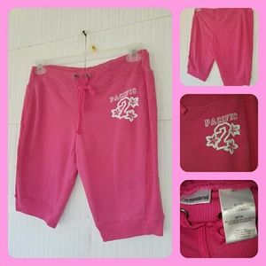 Hh) No Boundaries Pink “Pacific 2” Bermuda Sweat Shorts Women’s Size M