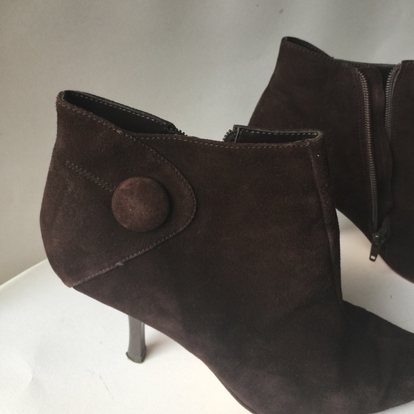 Brown Suede Bootie - Picture 4 of 4