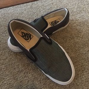 Vans for J Crew slip on sneakers