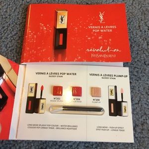 2 YSL lip stain tester packs