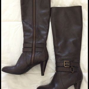 Coach leather boots
