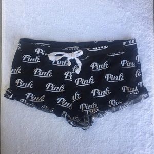 Black Victorias Secret PINK Sleep Shorts