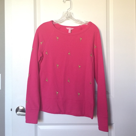 🏴BLACK FRIDAY! Lilly Pulitzer flamingo pullover