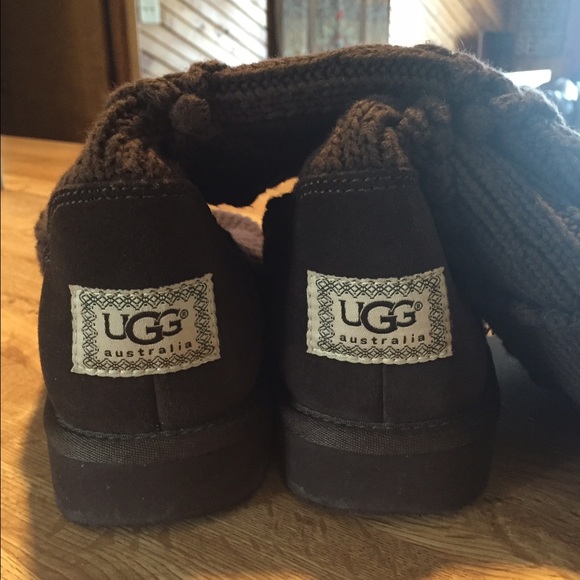 New Ugg Sweater Boots- Chocolate Brown