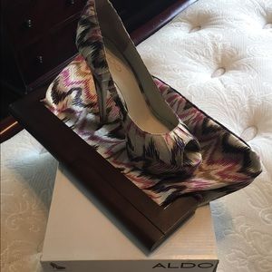 Heels and matching clutch