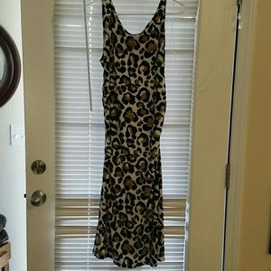 Leopard print dress