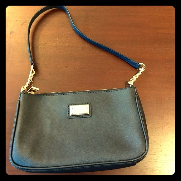 Calvin Klein black and gold handbag!
