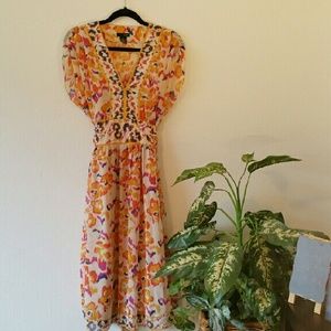 Sheer Bohemian Maxi Dress