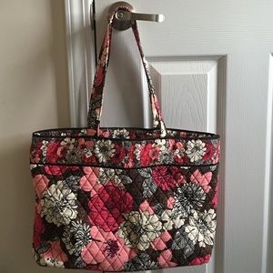 Vera Bradley Mocha Rouge Tote