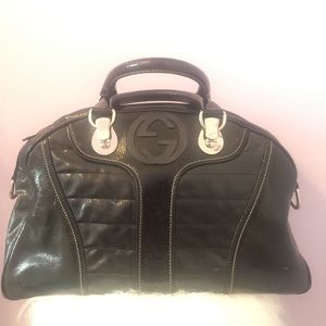 Gucci "Snowglam" black handbag