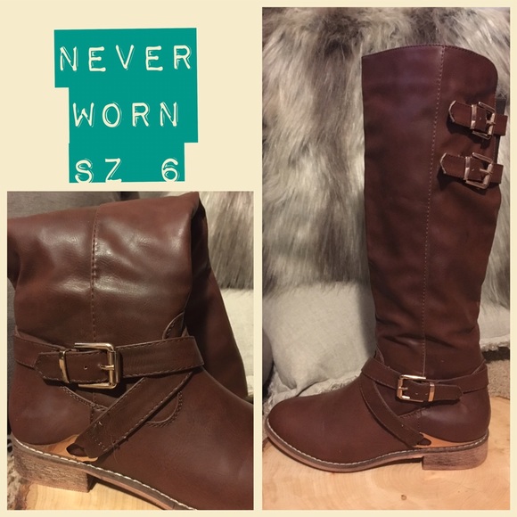 ***Never Worn*** Riding BOOTS - Brown
