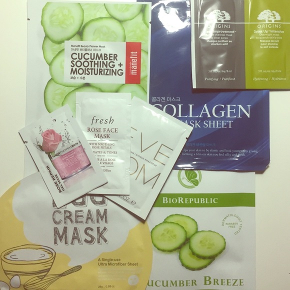 Face mask & sheet mask try-it collection!