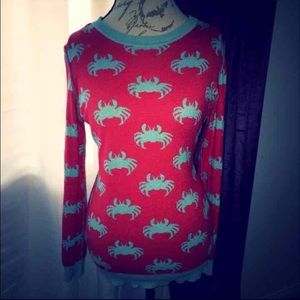 Reversible crab sweater