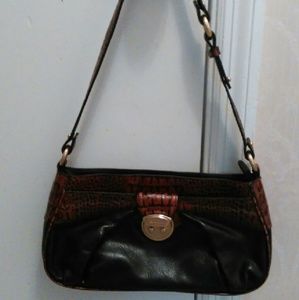 Black and Brown Brahmin Purse