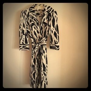 Classic DVF print dress