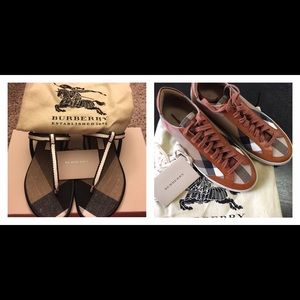 BUNDLE -- BURBERRY SANDAL & BURBERRY SNEAKER