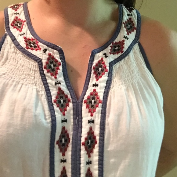 Embroidered Tank Top - Picture 1 of 2