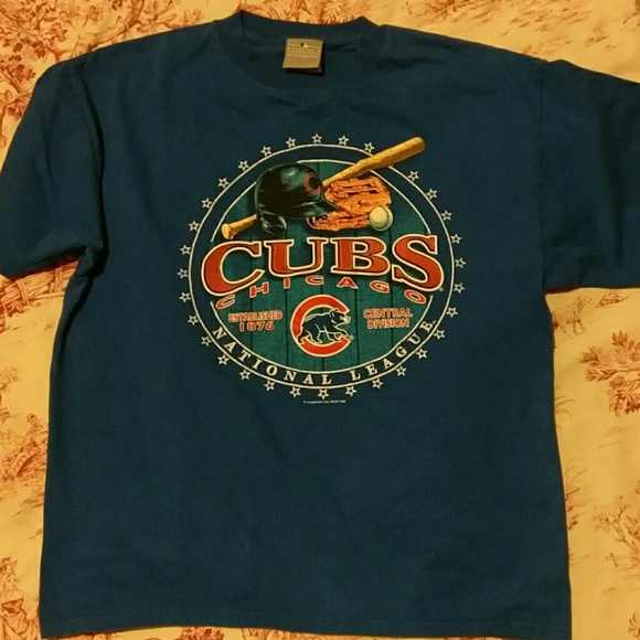 Genuine Chicago Cubs T-shirt World Series winners - Picture 2 of 4