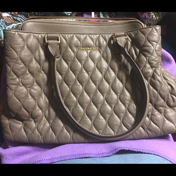 Taupe Vera Bradley Emma Tote