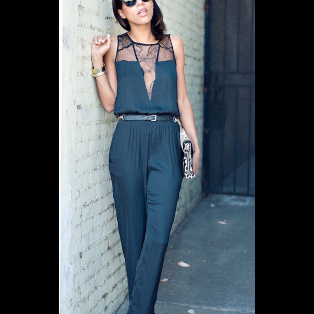 Sexy yet Classy silk Zara jumpsuit